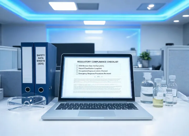 Chemical document review desk